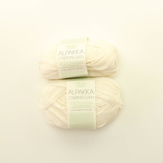 Sandnes Garn Alpakka Strompegarn - 1012  Lankapussi 284 (100g)