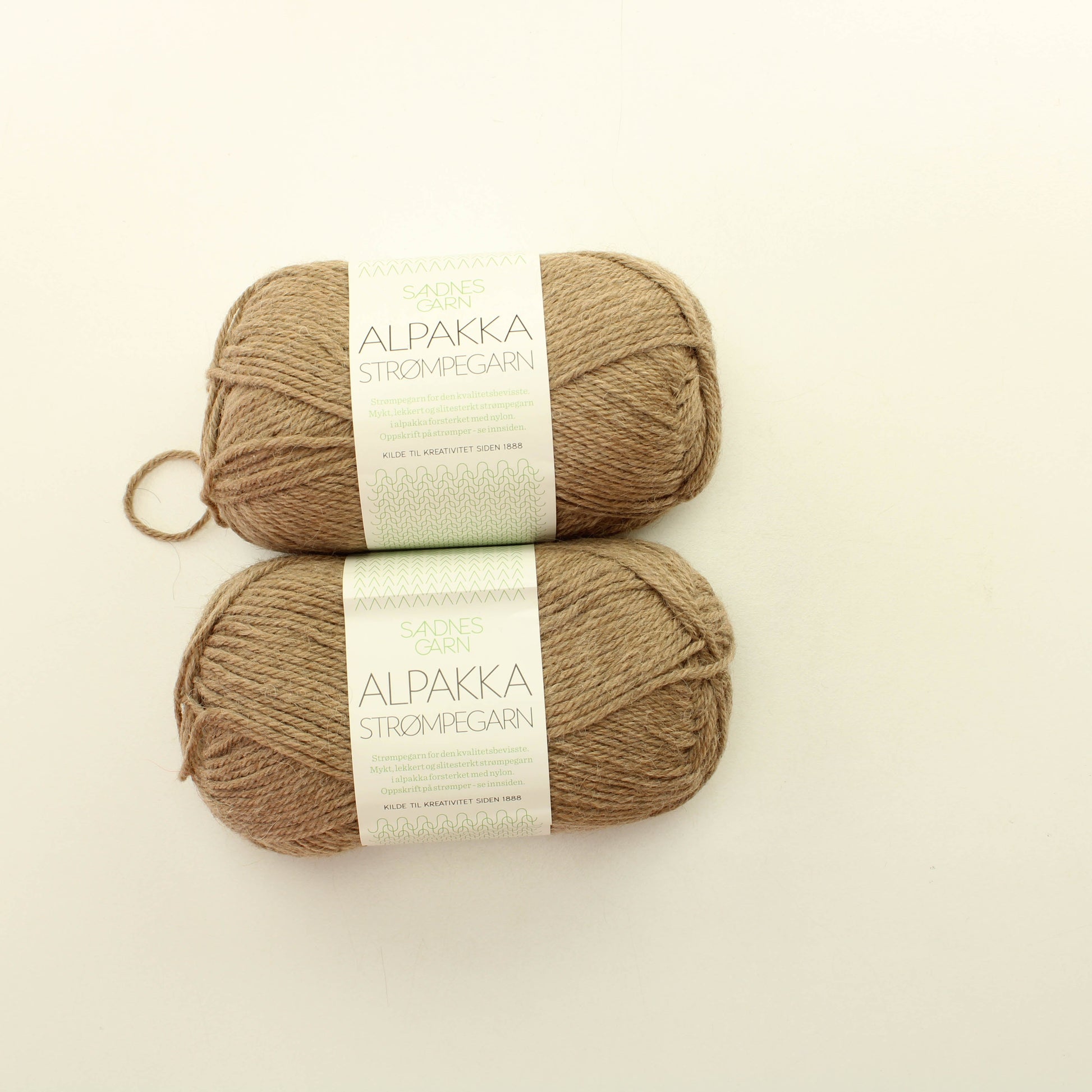 Sandnes Garn Alpakka Strompegarn - 3031 Lankapussi 301 (100g)
