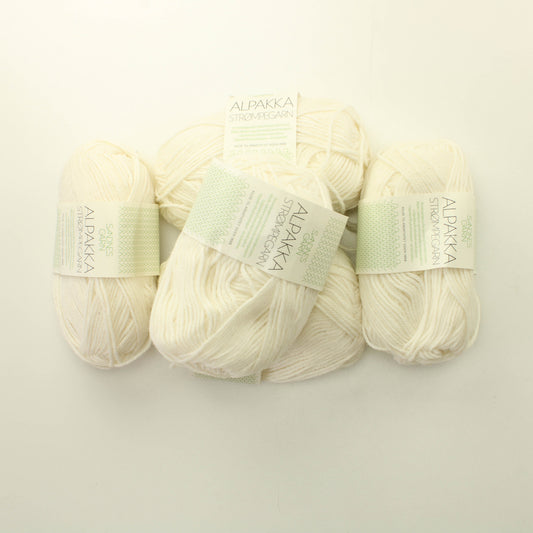 Sandnes Garn Alpakka Strompegarn - 1021 Lankapussi 85 (250g)