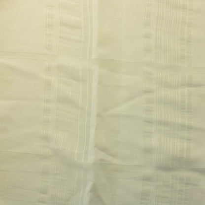 Valkoinen Ruudullinen Valoverhokangas - Pala