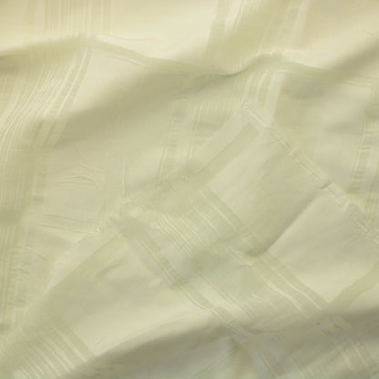 Valkoinen Ruudullinen Valoverhokangas - Pala
