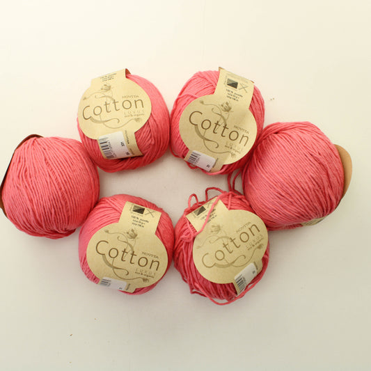 Novita Cotton luxus organic - 584 Lankapussi 367 (300g)