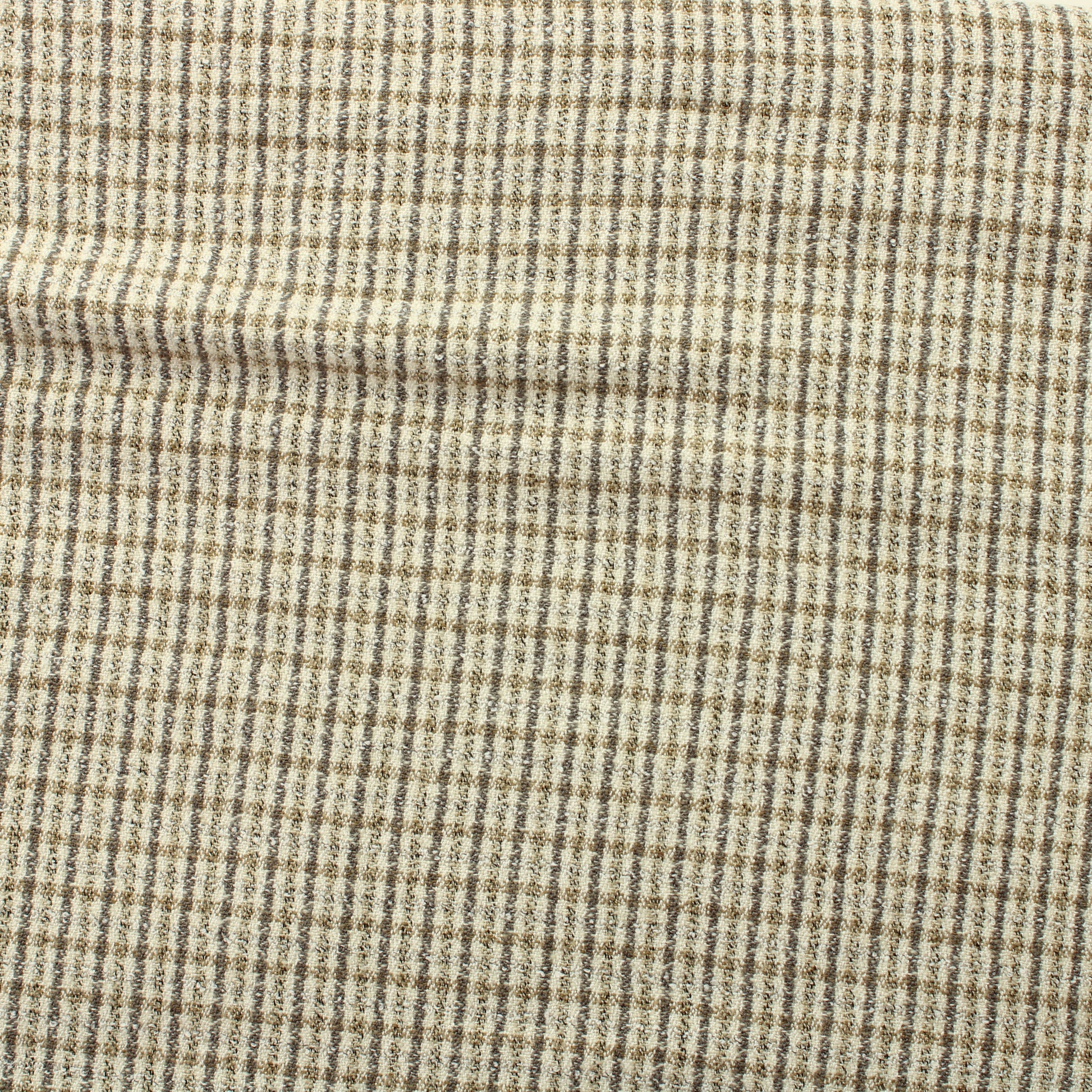 Eurokangas Beige ruudullinen Vaatetuskangas - Pala