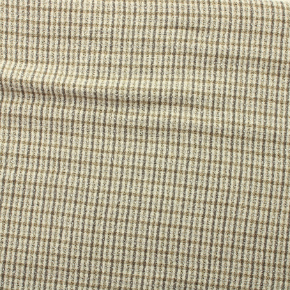 Eurokangas Beige ruudullinen Vaatetuskangas - Pala