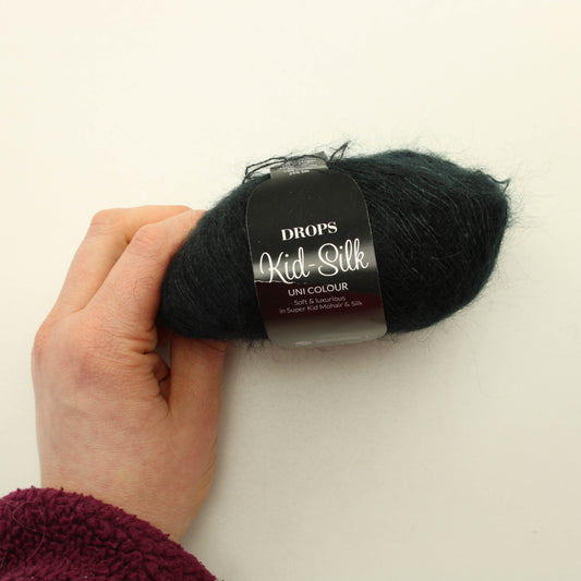 Drops Kid Silk - 02 Lankapussi (30g)