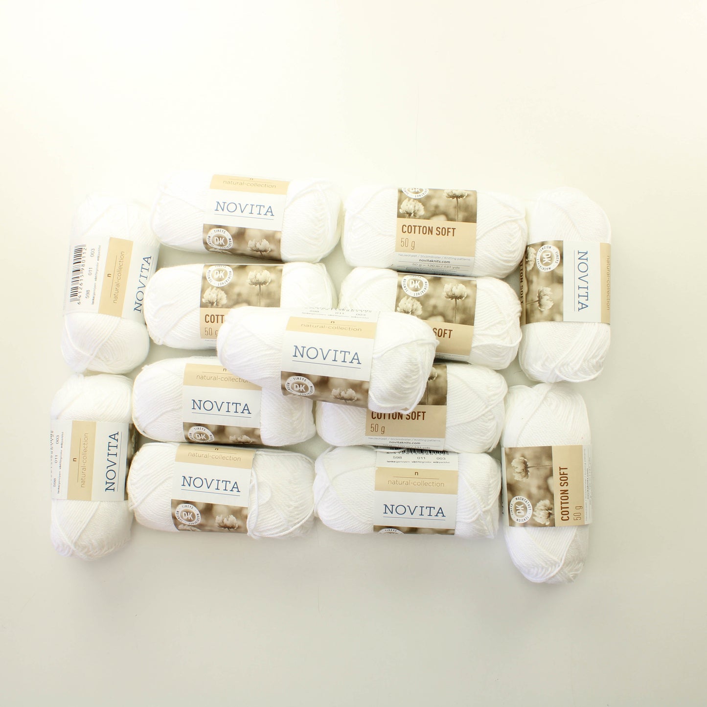 Novita Cotton soft - 011 Lankapussi (650g)