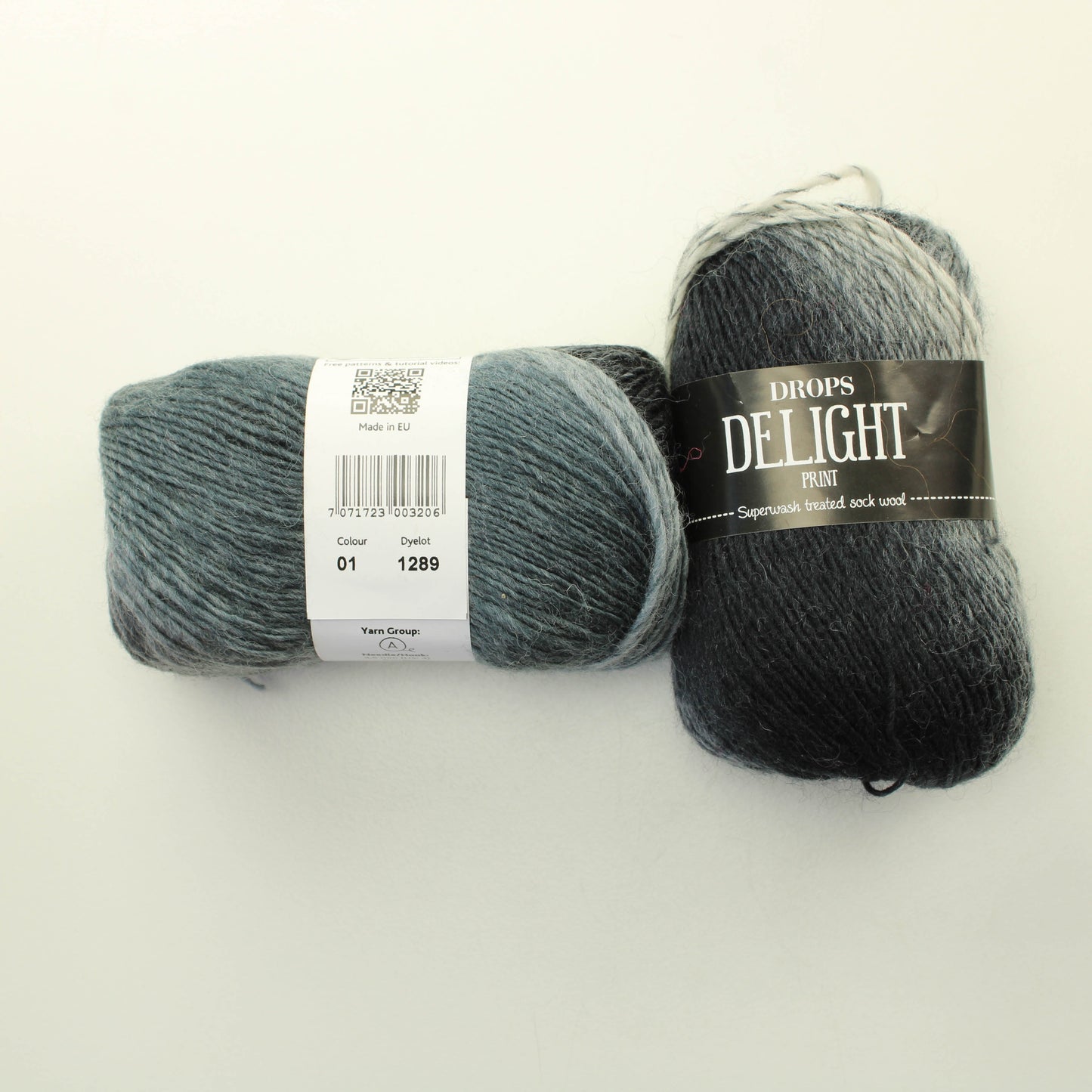 Drops Delight print - 01 Lankapussi 56 (100g)
