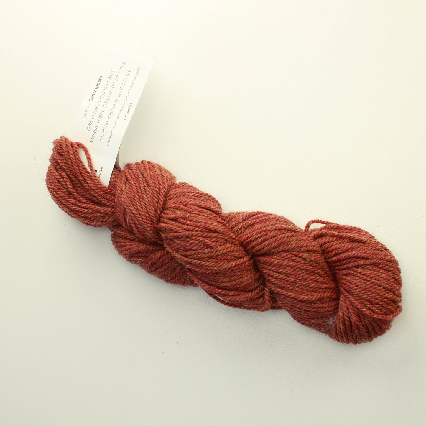 Vidalana by Knitcrate Ambient Wortsted - Contraposto