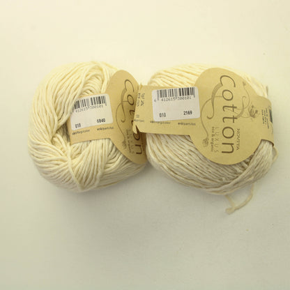 Novita Cotton luxus organic - 010 Lankapussi 516 (400g)