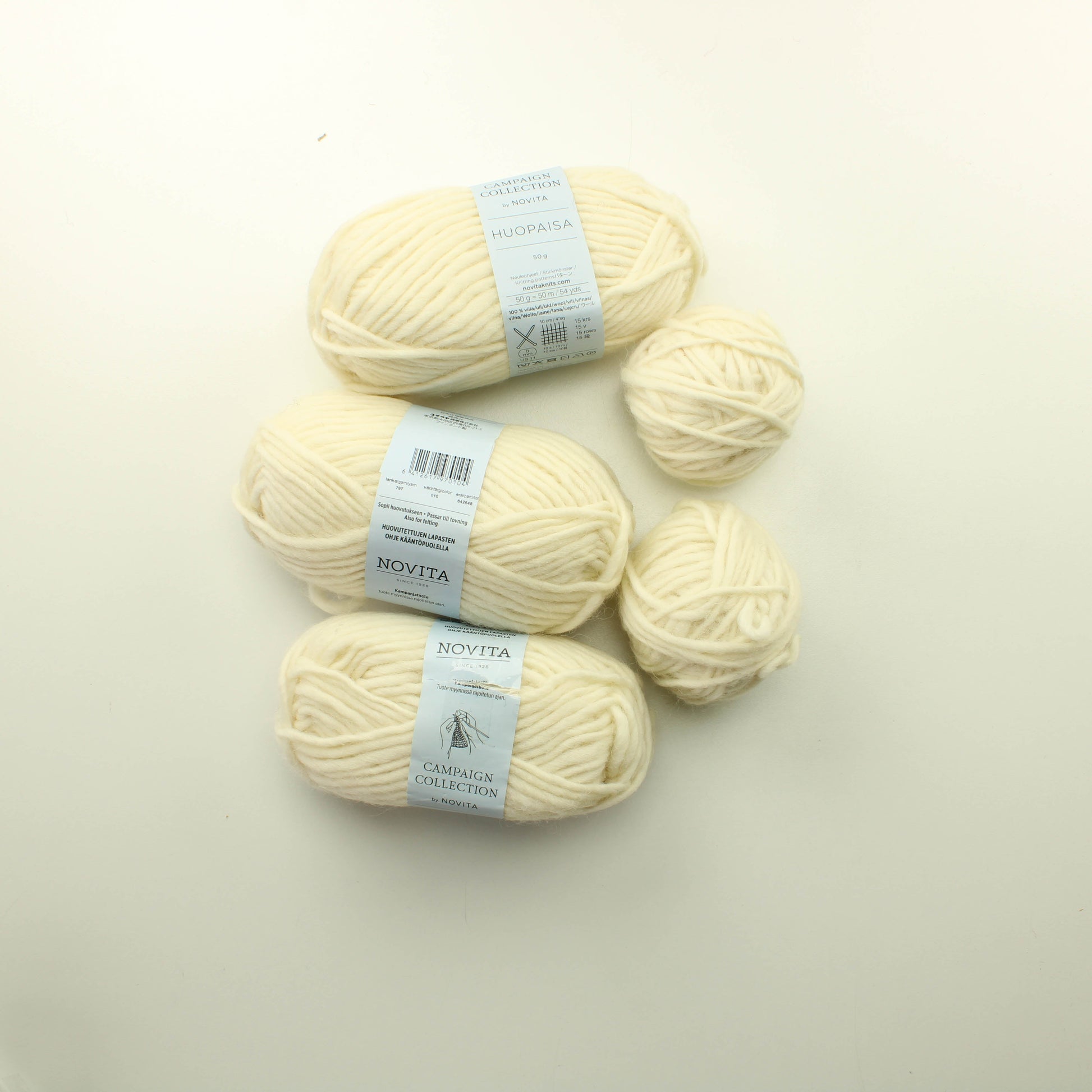 Novita Huopaisa - 010 Lankapussi (200g)