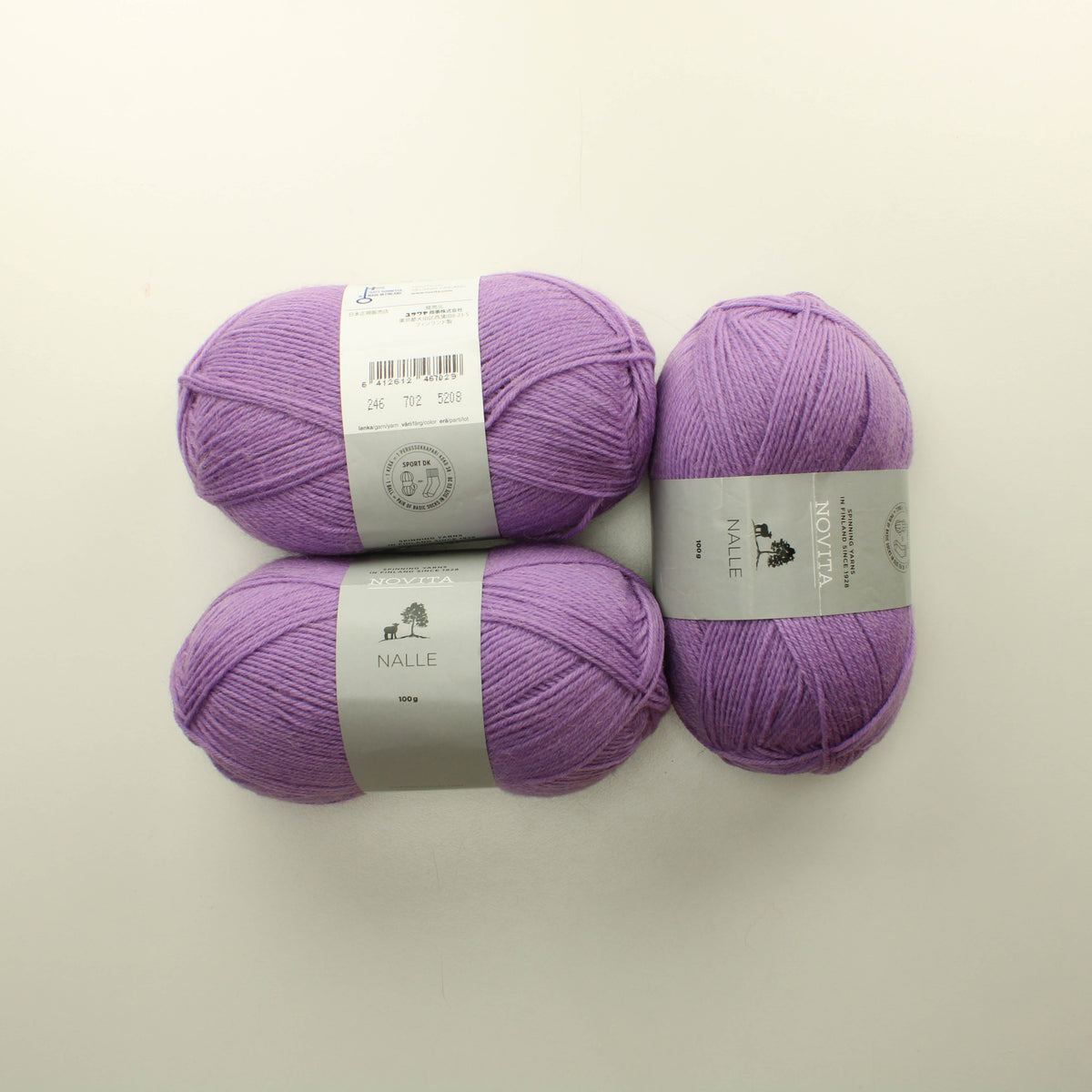 Novita Nalle uusi villaisempi - 702 Lankapussi 150 (300g)