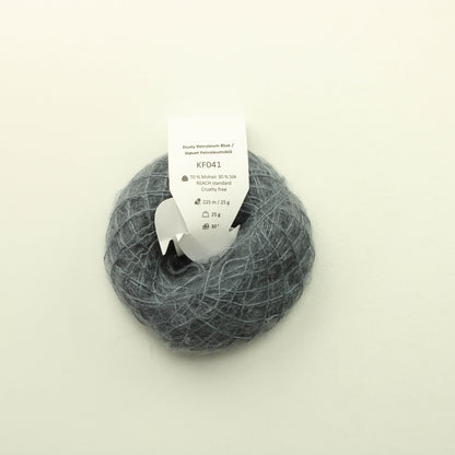 Knitting for Olive Soft Silk Mohair - Dusty Petroleum Blue (9g)
