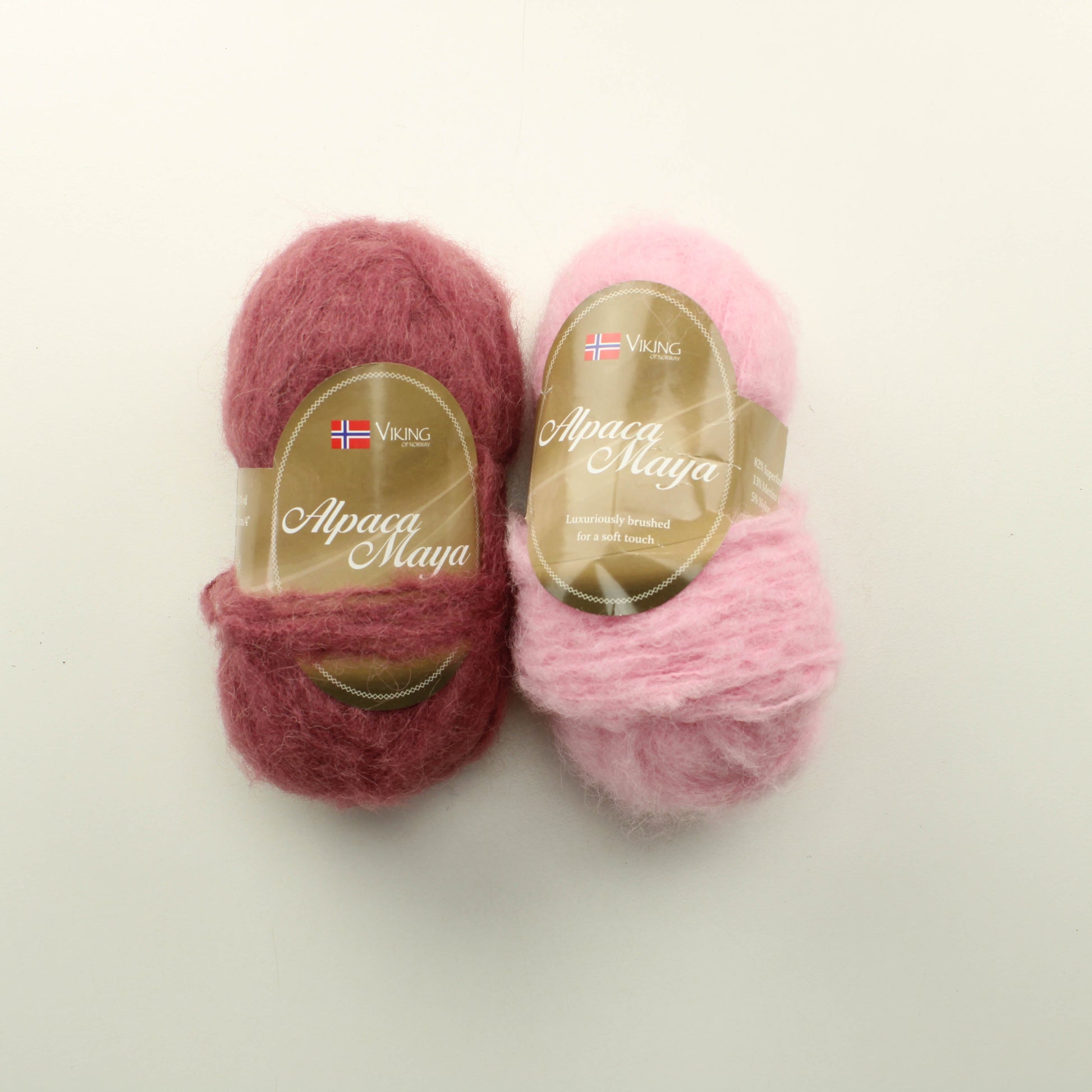 Viking of Norway Alpaca Maya - Lankapussi (100g, jonkin verran takaisin kerittyä lankaa)