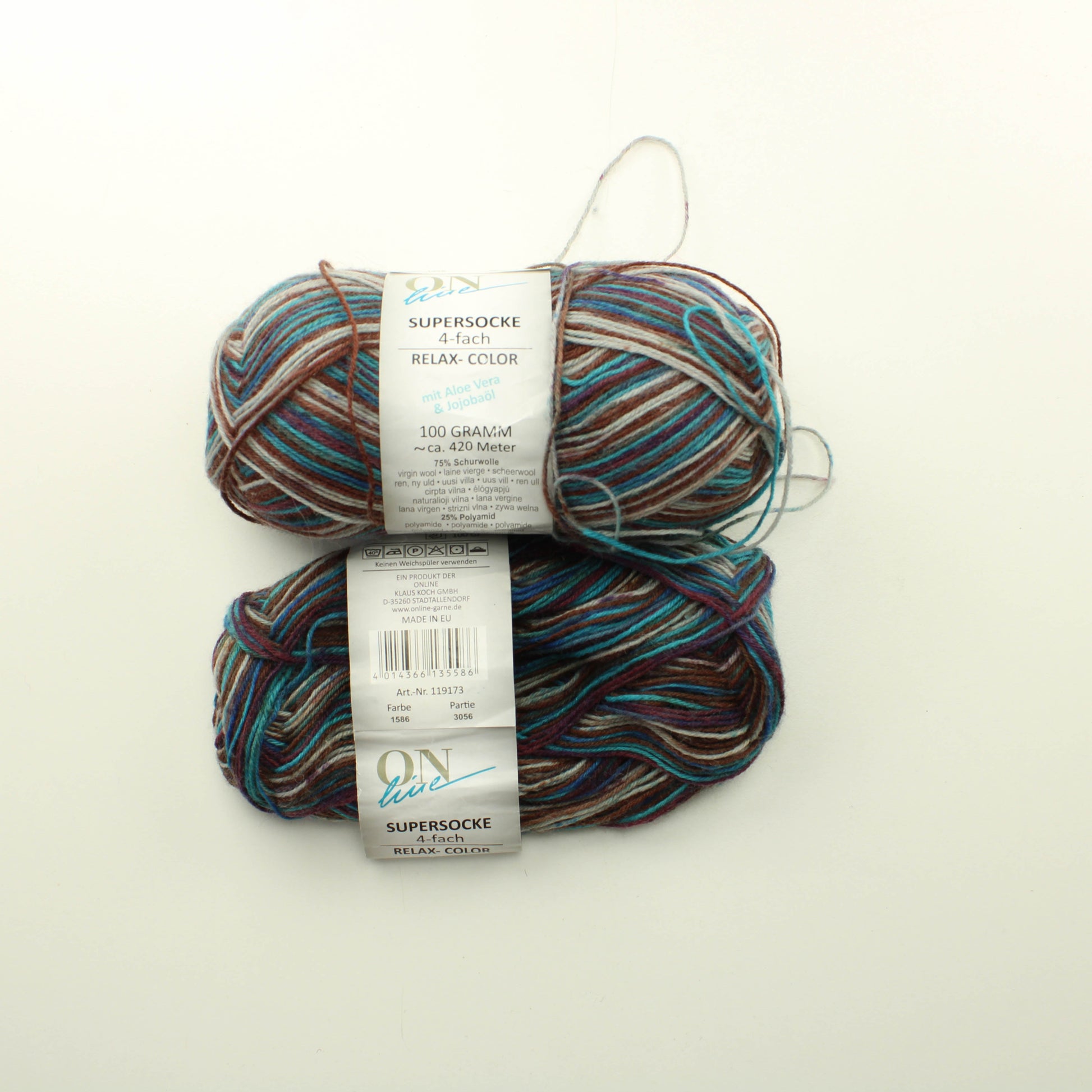 Online Supersocke 4-fach relax-color - 1586 Lankapussi 312 (120g)