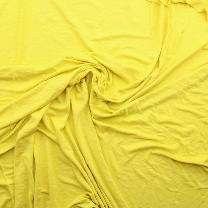 Keltainen meleerattu ohut Trikoo - Pala