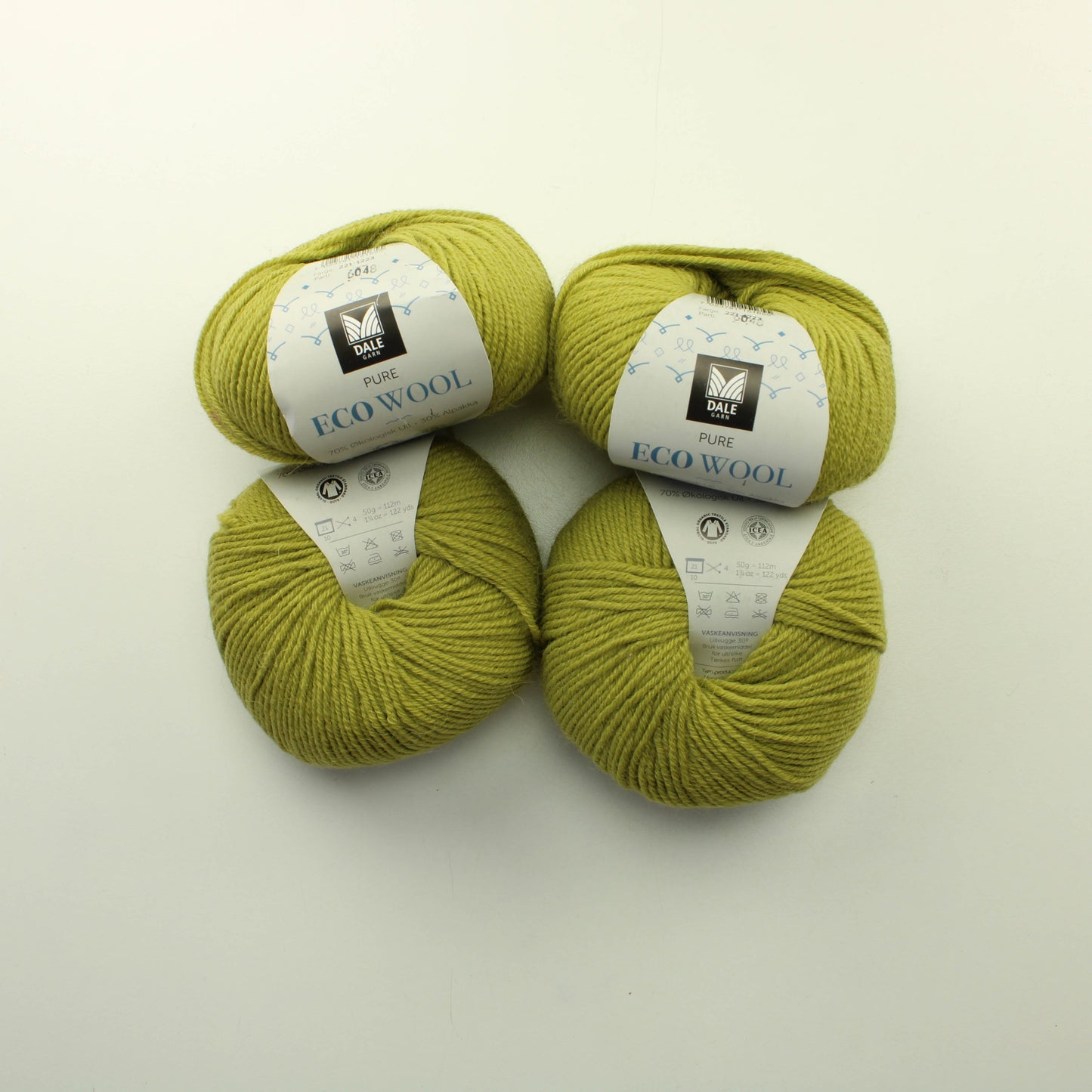 Dale Garn Pure  Eco Wool - 221-1223 Lankapussi 535 (180g)