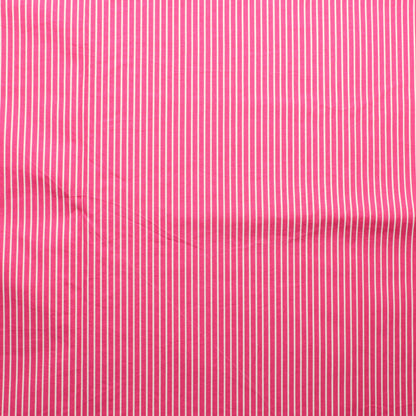 Pinkki Raidallinen Puuvilla - Pala