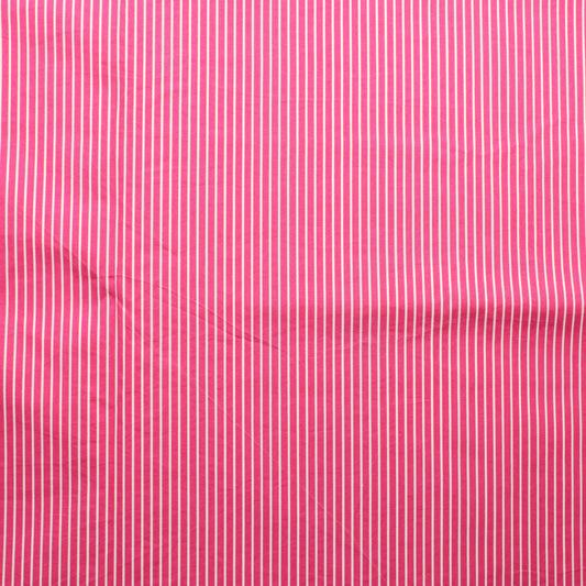 Pinkki Raidallinen Puuvilla - Pala