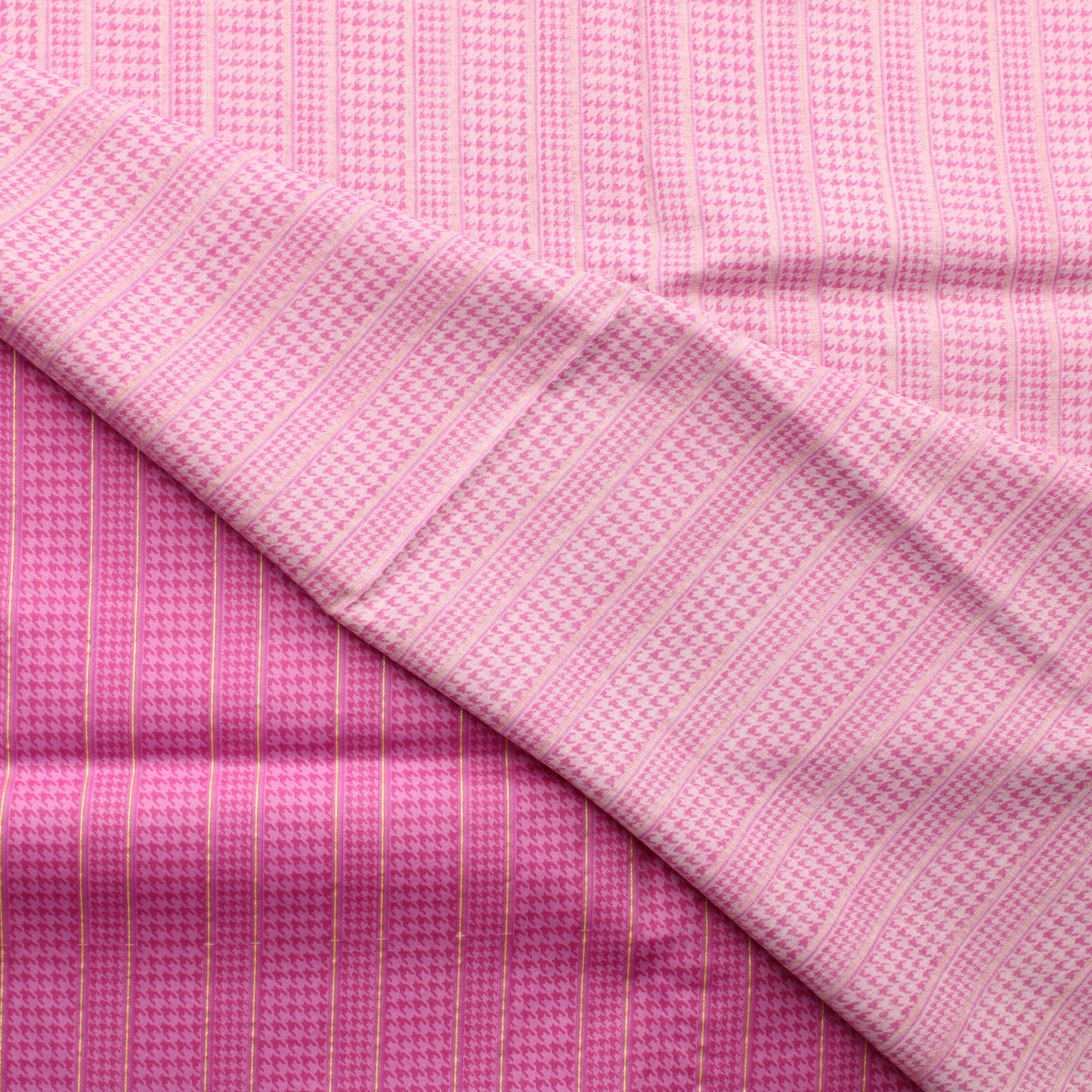 Pinkki Raidallinen Puuvilla - Pala