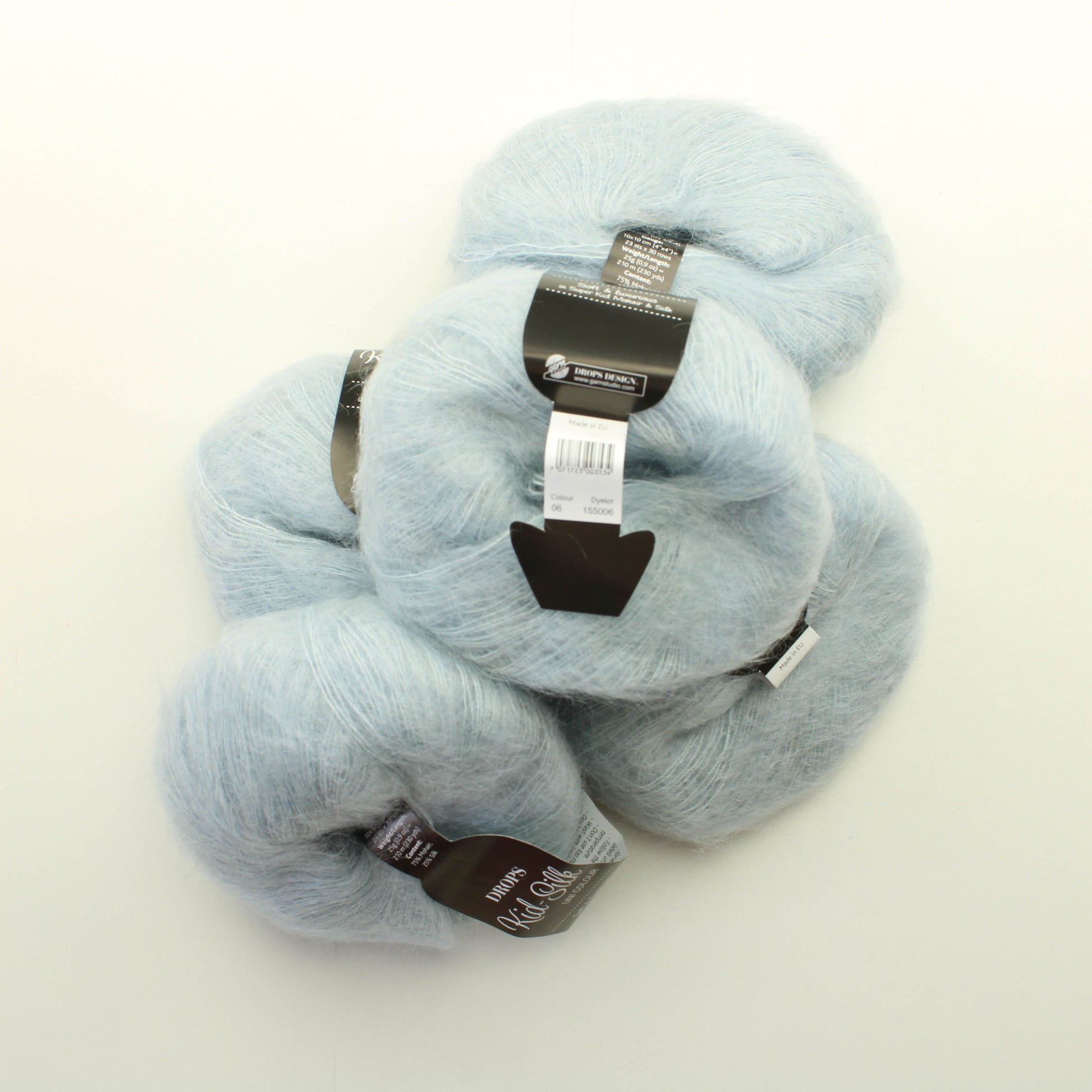 Drops Kid Silk - 06 Lankapussi (125g)