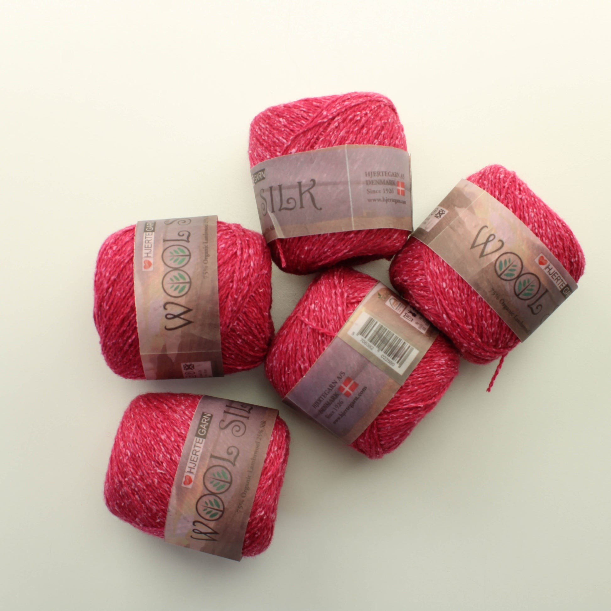 Hjertegarn Wool Silk - 3030 Lankapussi 192 (250g)