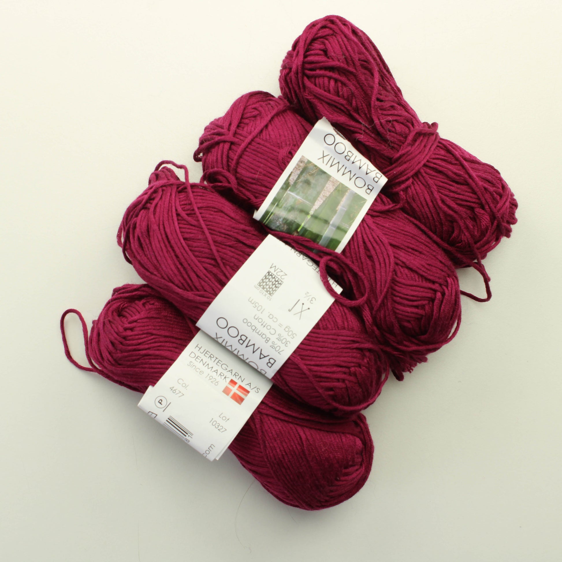 Hjertegarn Bommix Bamboo - 4677 Lankapussi 693 (180g)