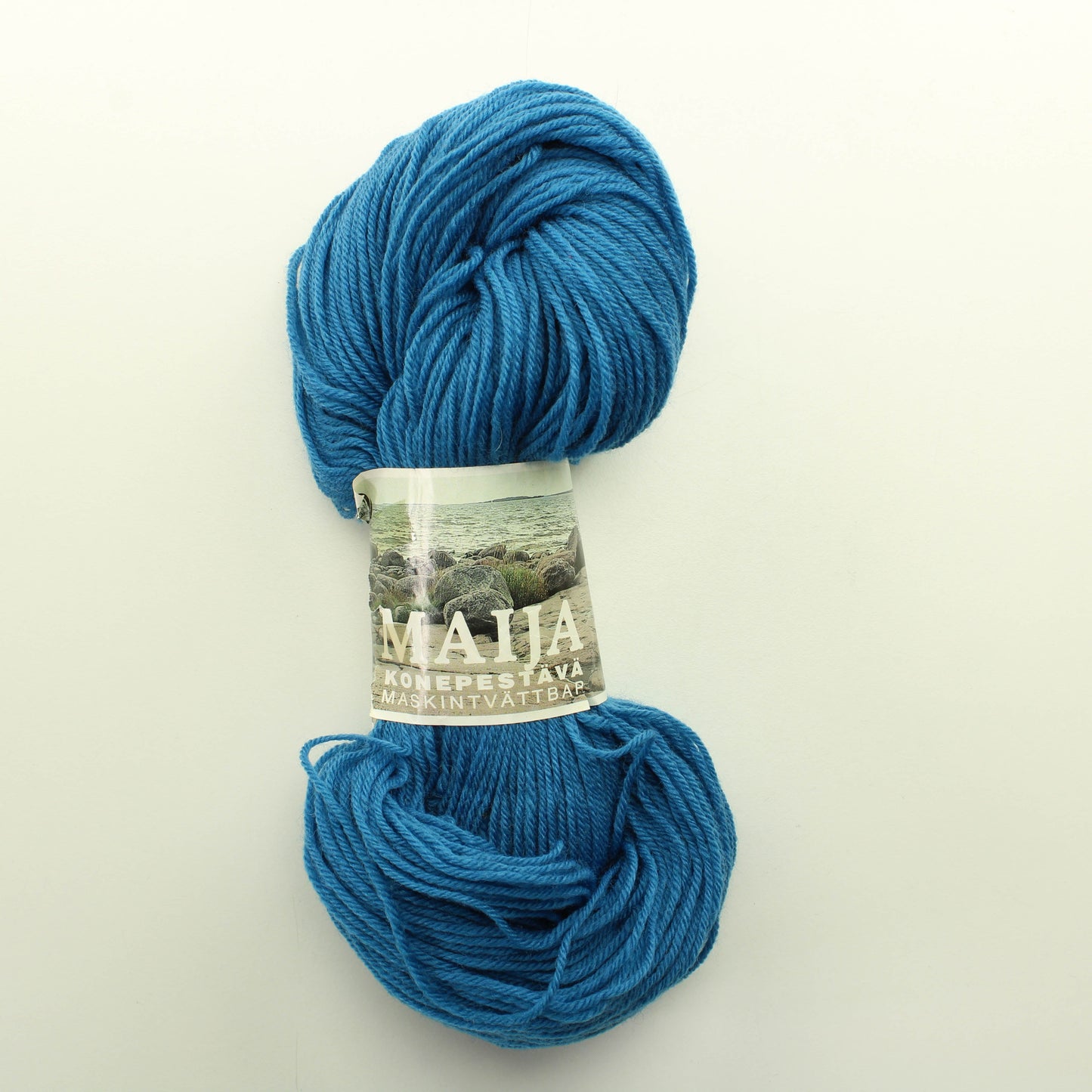Sandnes Kamgarn Spinneri Maija - Sininen (100g)