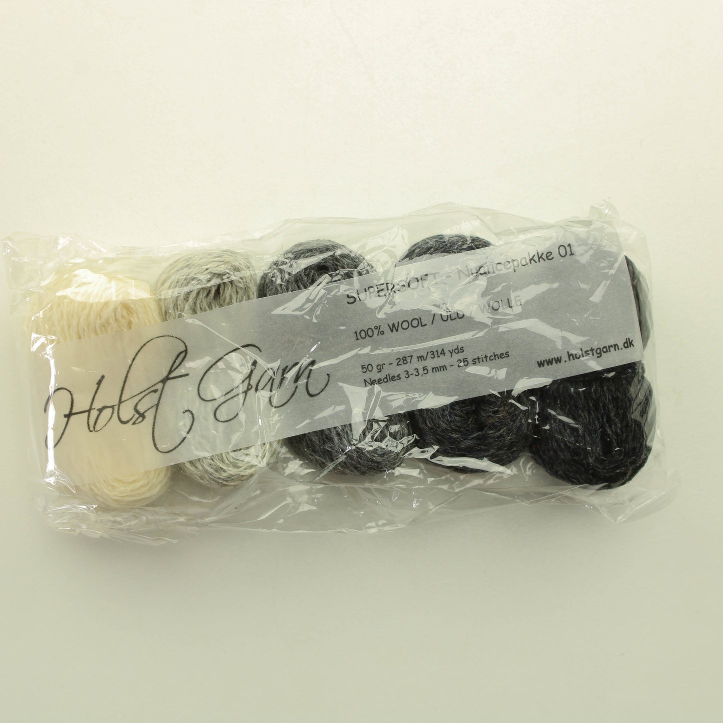 Holst Garn Supersoft - Nuancepakke 01 (50g)