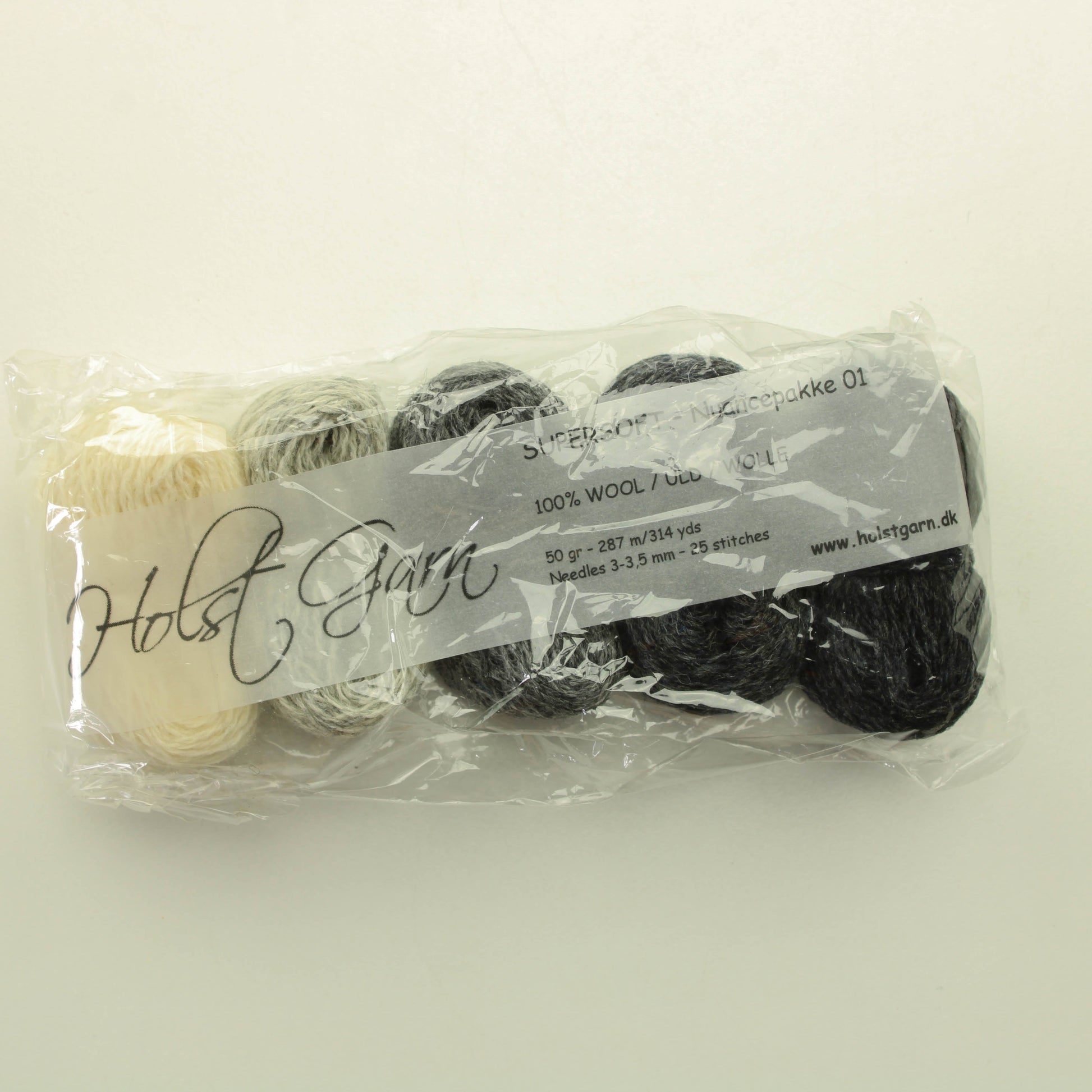 Holst Garn Supersoft - Nuancepakke 01 (50g)