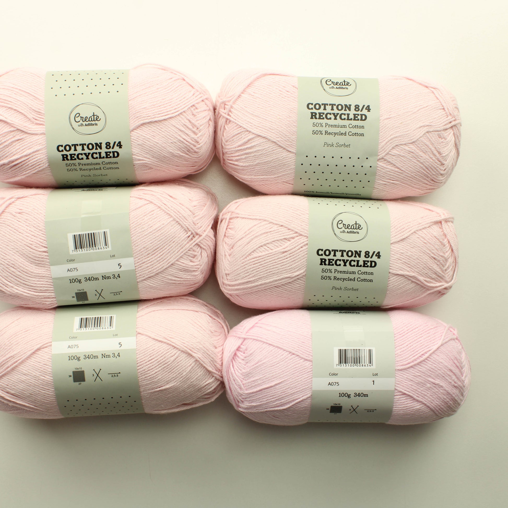 Create with Adlibris Bamboo Cotton - A075 Lankapussi (600g)