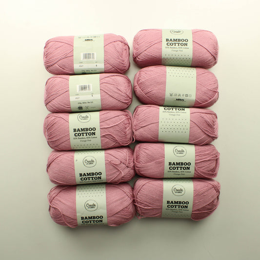 Create with Adlibris Bamboo Cotton - A527 Lankapussi 604(1000g)