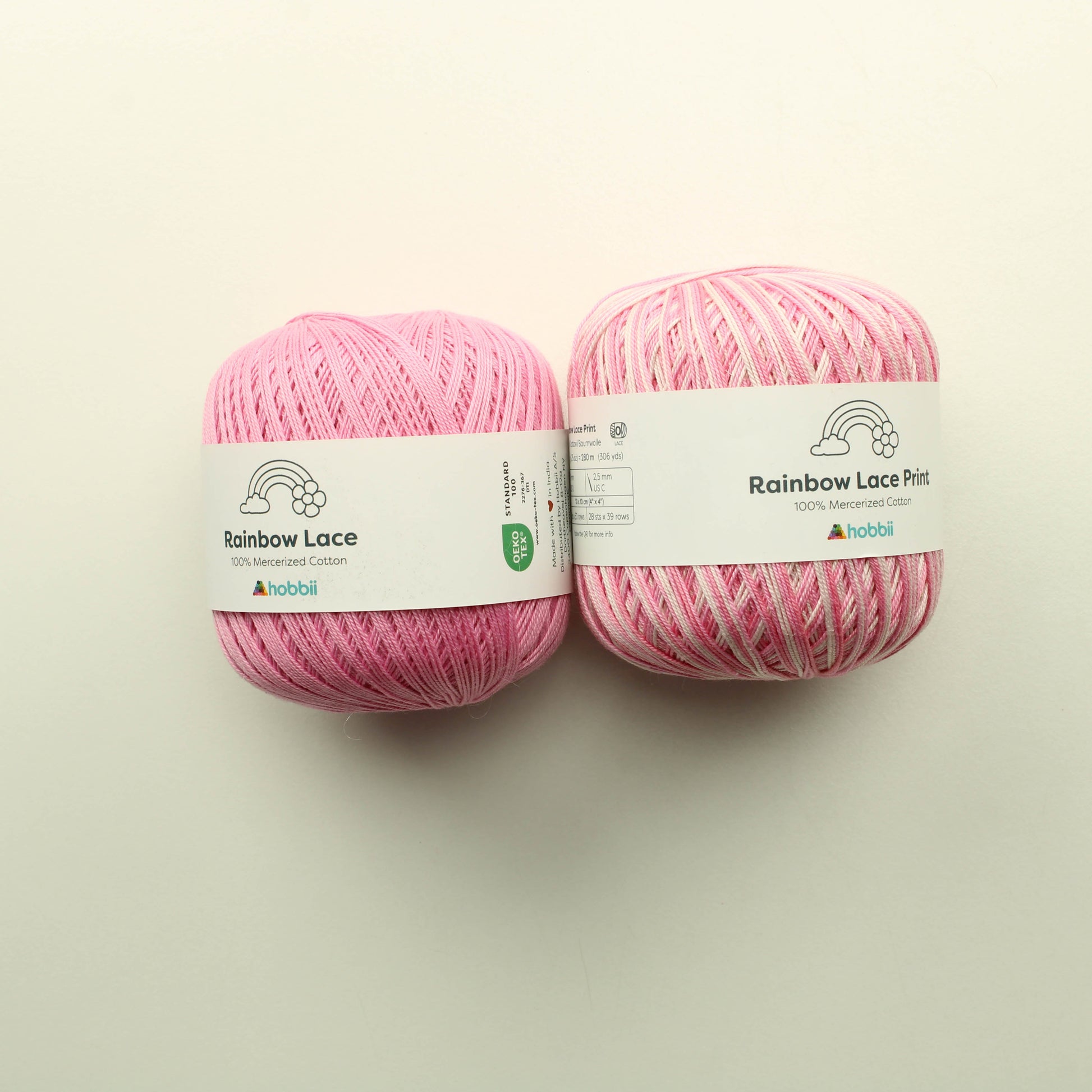 Hobbii Rainbow Lace Print - Lankapussi 593 (100g)