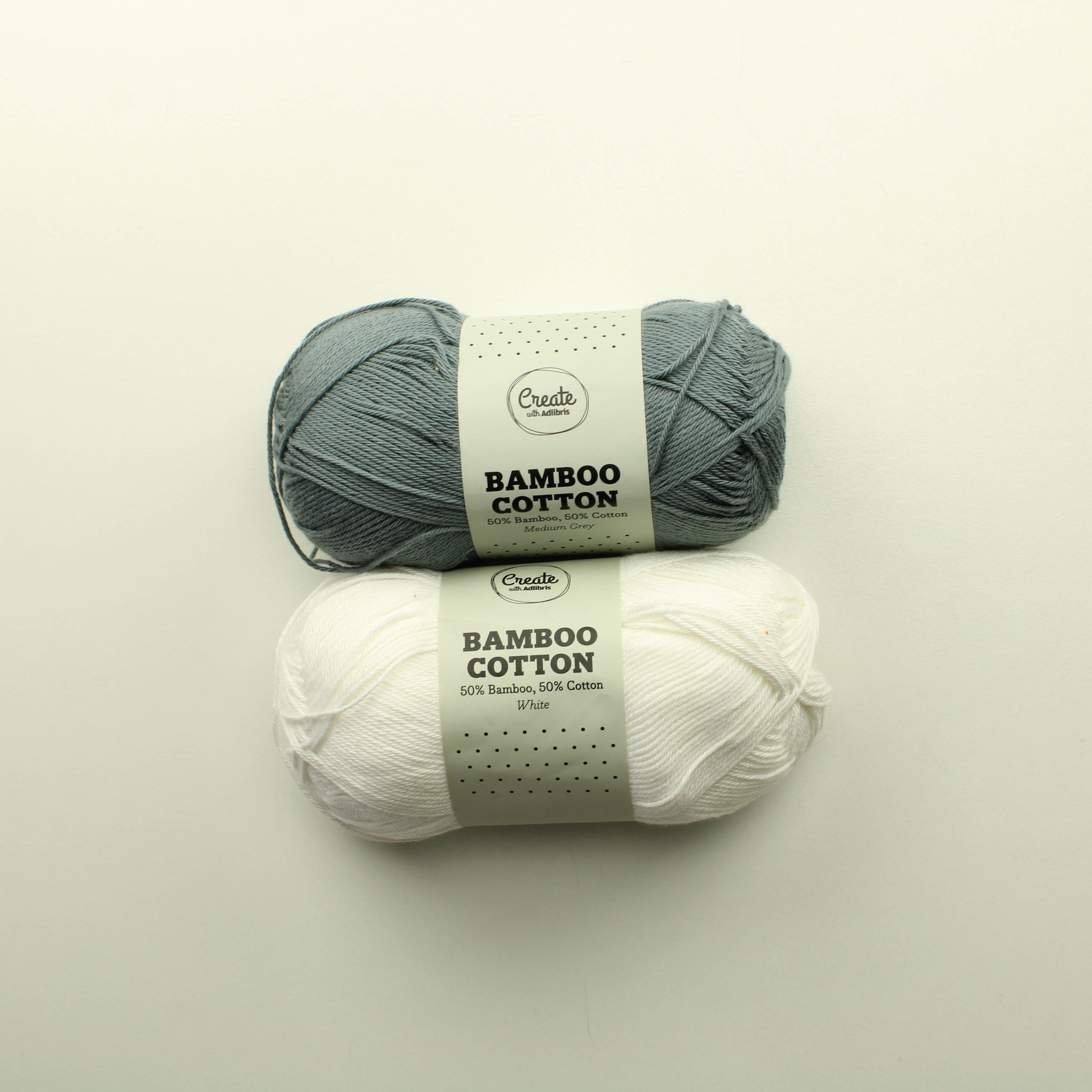Create with Adlibris Bamboo Cotton - Lankapussi 320 (200g)