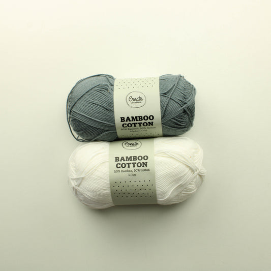 Create with Adlibris Bamboo Cotton - Lankapussi 320 (200g)
