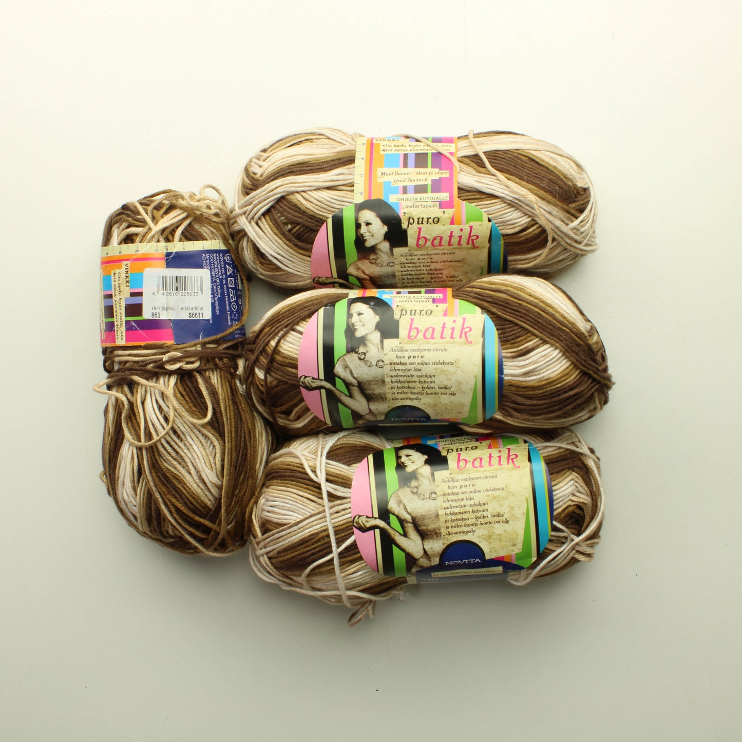 Novita Puro Batik - 863 Lankapussi 976 (400g)