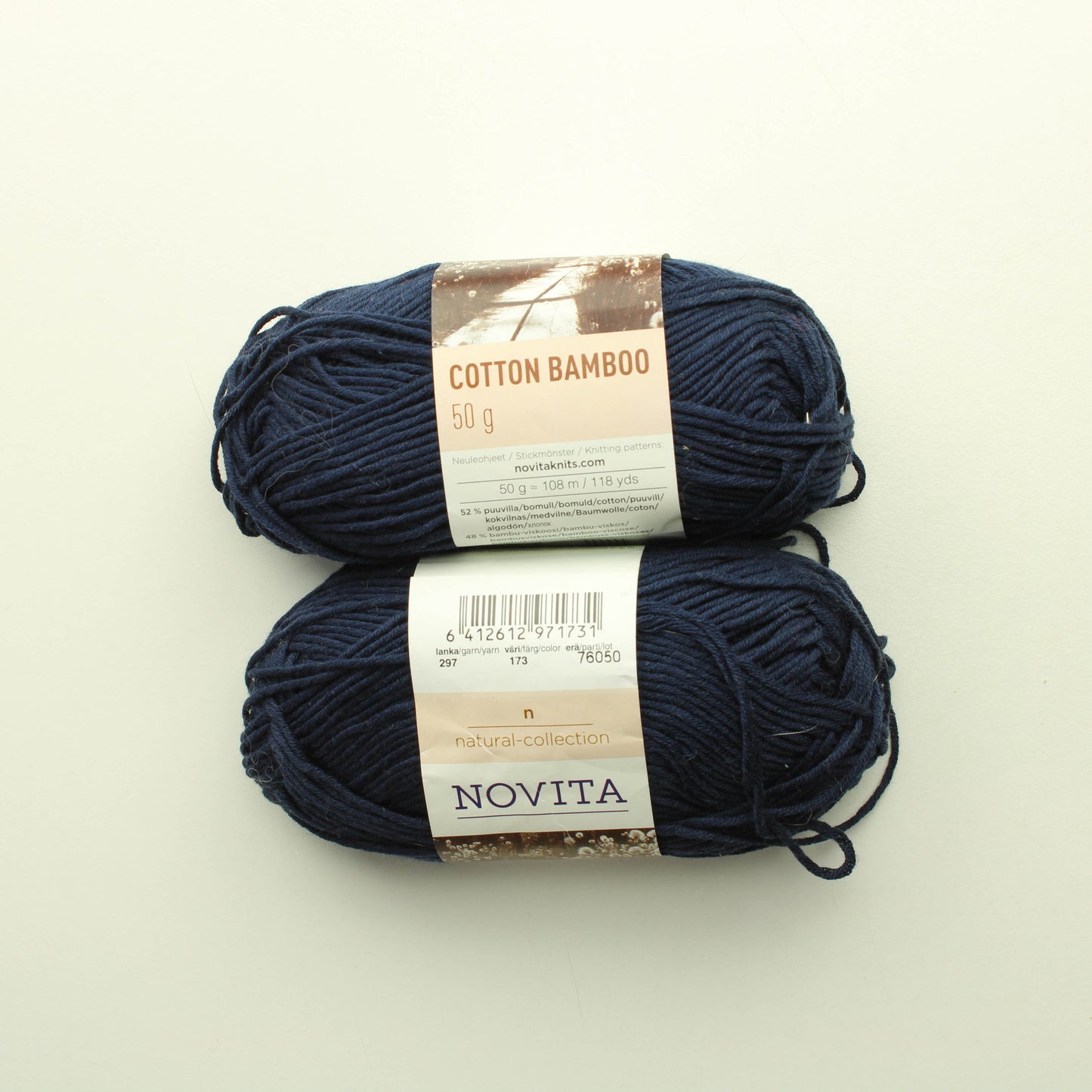 Novita Cotton Bamboo - 173 Lankapussi 594 (100g)