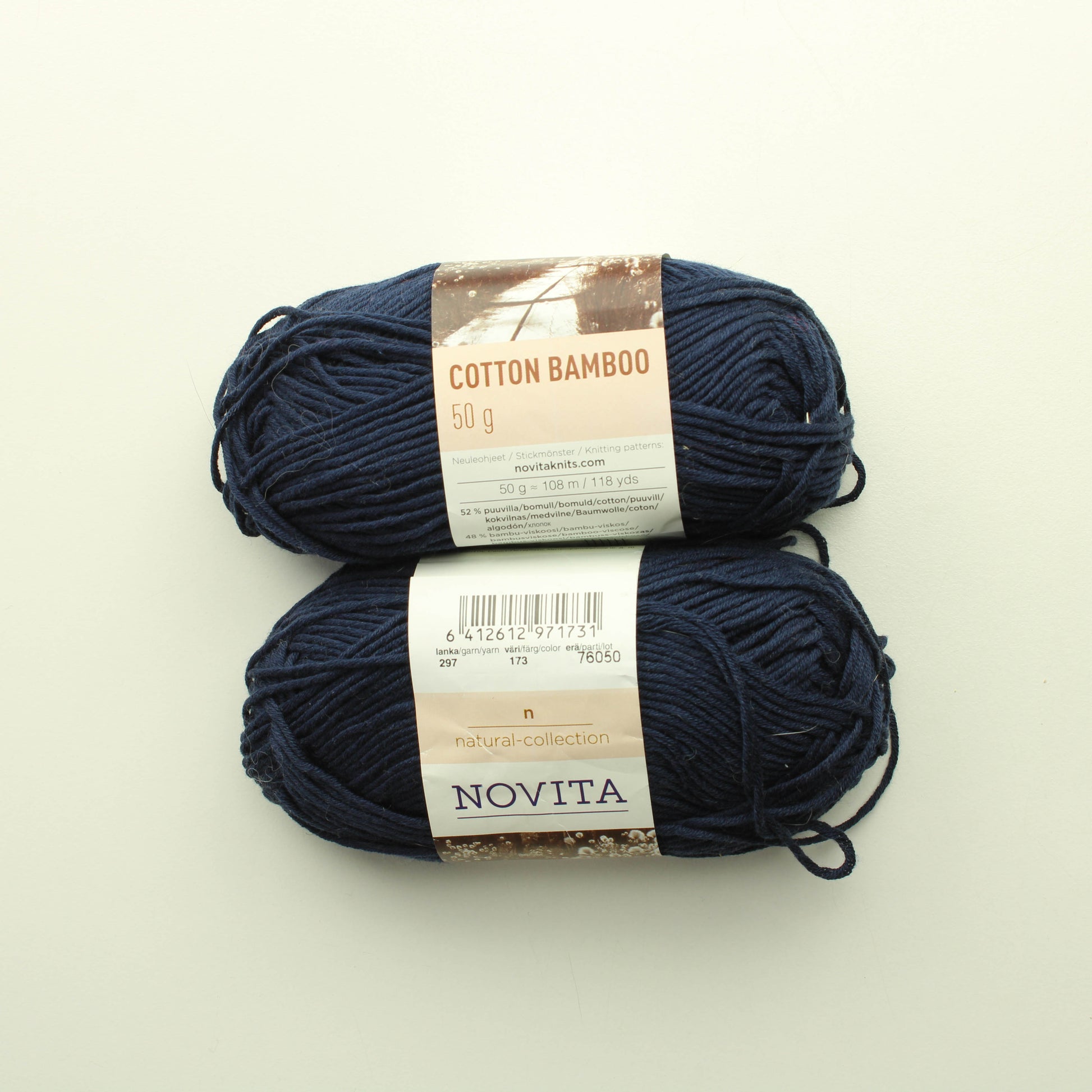 Novita Cotton Bamboo - 173 Lankapussi 594 (100g)