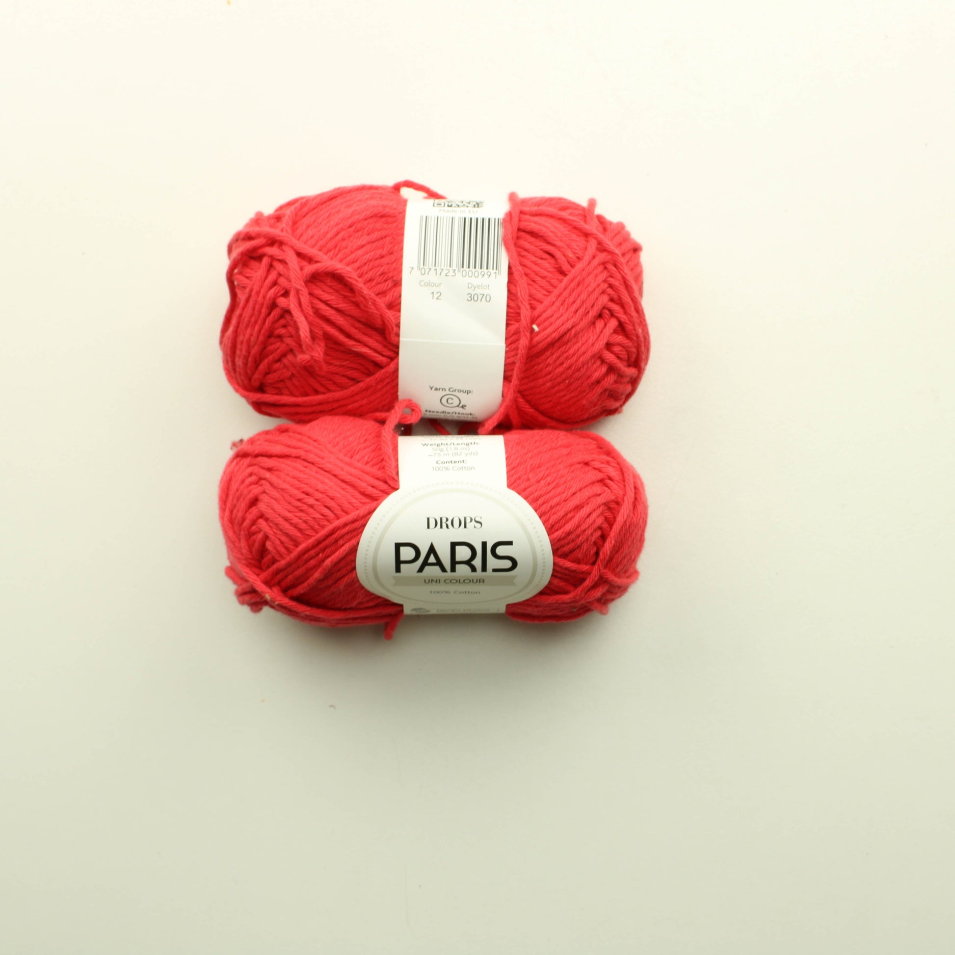 Drops Paris Uni color - 12 Lankapussi 128 (100g)