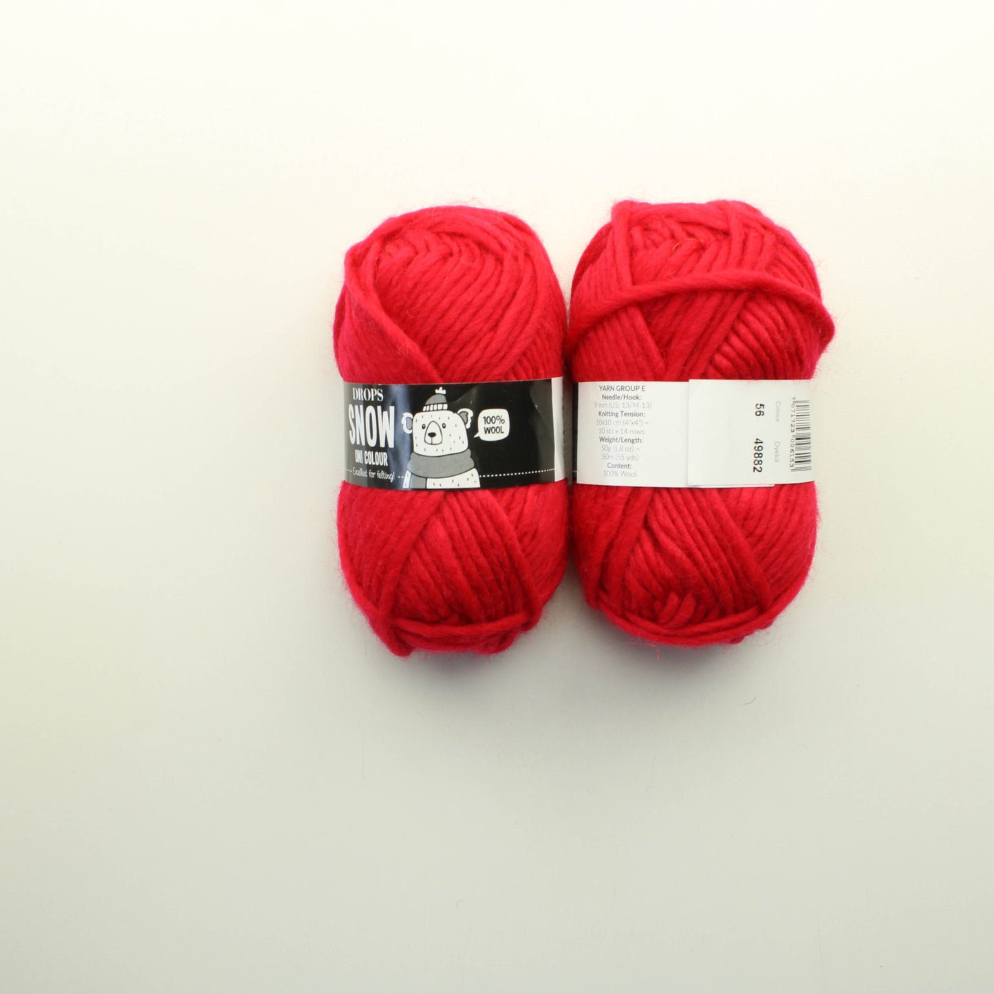 Drops Snow Uni Colour - 56 Lankapussi 496 (n.100g)