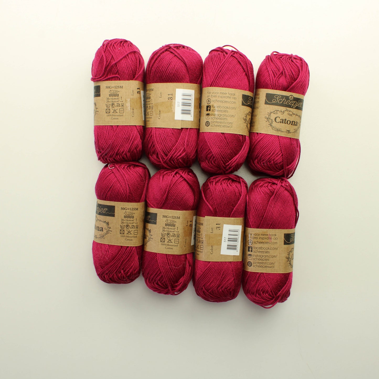 Scheepjes Catona - 31 Lankapussi 633 (400g)