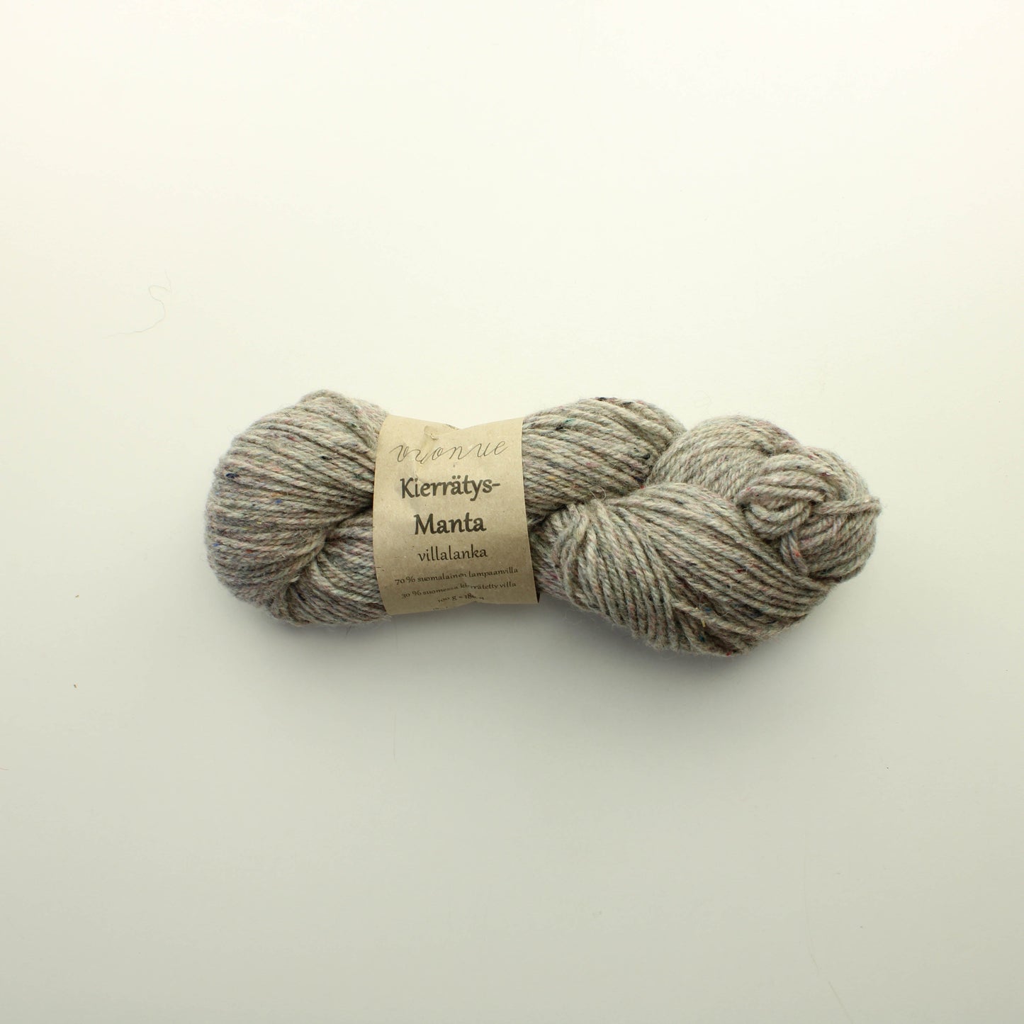 Vuonue Kierrätys Manta 180 tex x3 - Harmaa