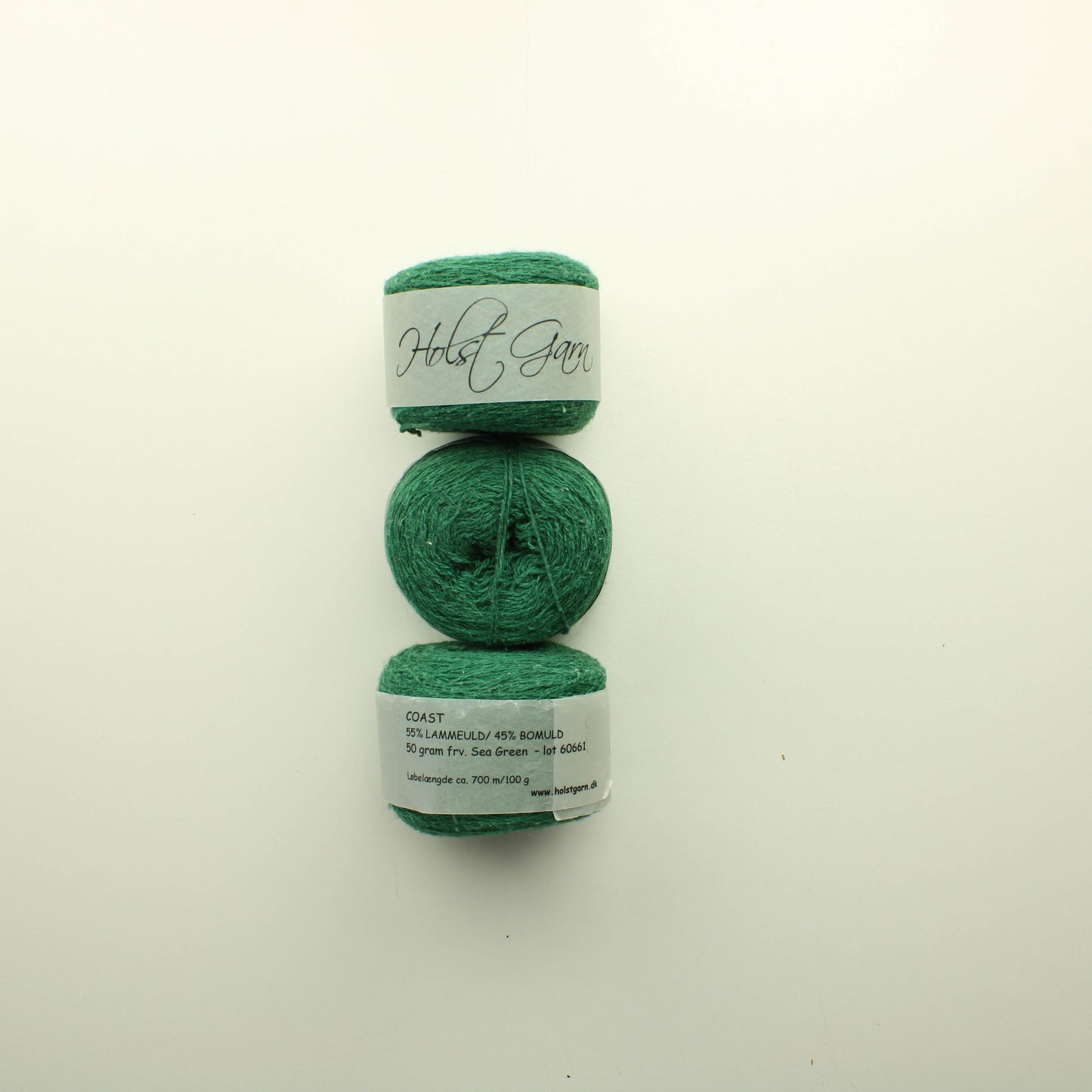 Holst Garn Coast - Vihreä Lankapussi 382 (150g)