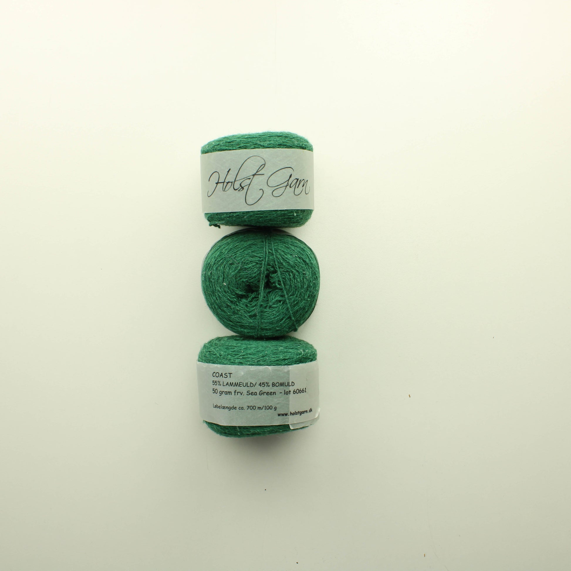 Holst Garn Coast - Vihreä Lankapussi 382 (150g)