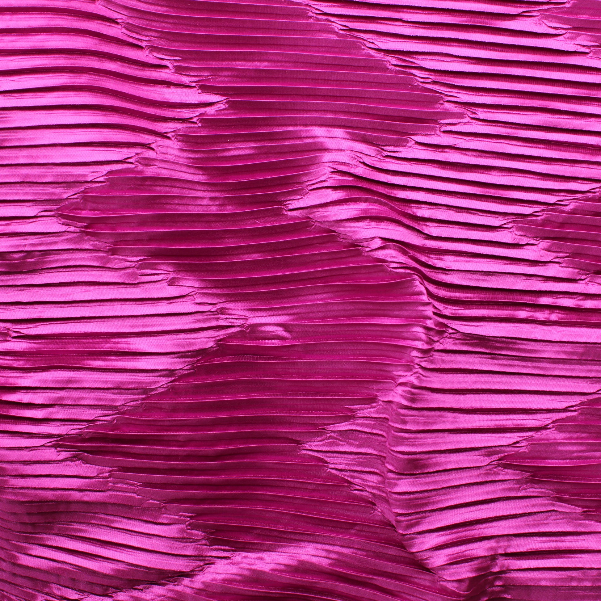 Givenchy chevron plissé Fuksia Satiini (deadstock) - Pala
