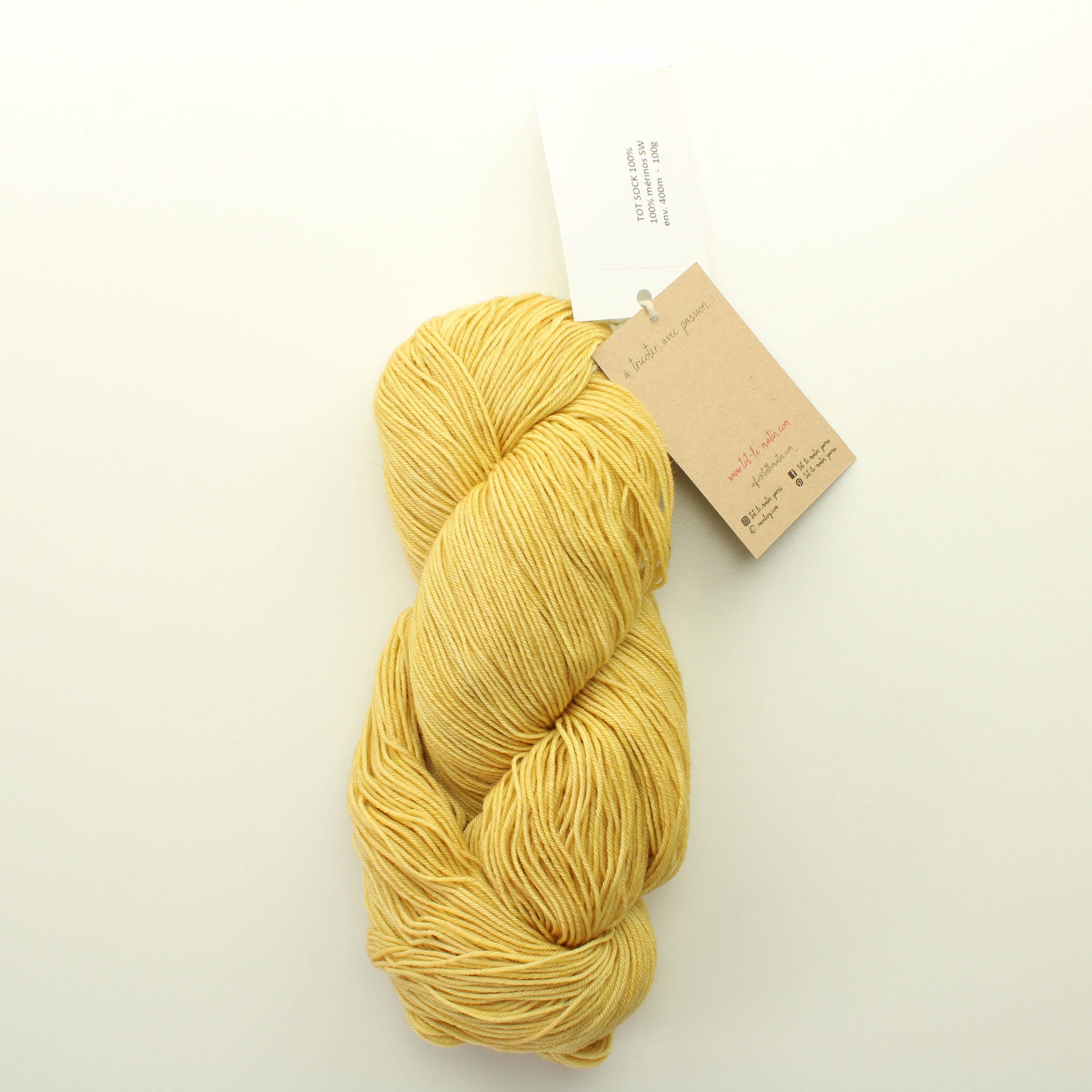 Tôt le matin yarns - Keltainen
