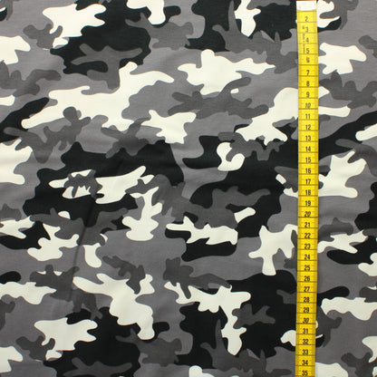 Musta-valko-harmaa Camo Trikoo - Pala