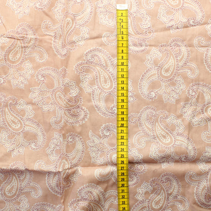 Vaaleanruskea Paisley Puuvilla - Pala