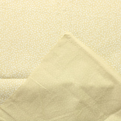 Beige Köynnöskuvioinen Puuvilla - Pala