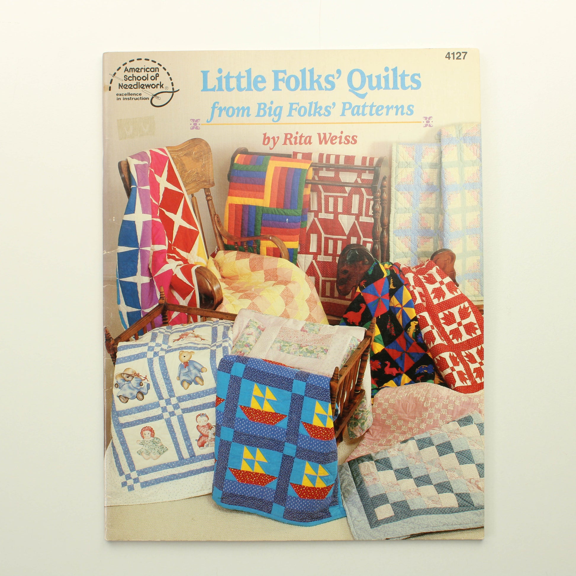 Rita Weiss: Little Folks' Quilts from Big Folks' Patterns (American School of Needlework Craft Book 4127)