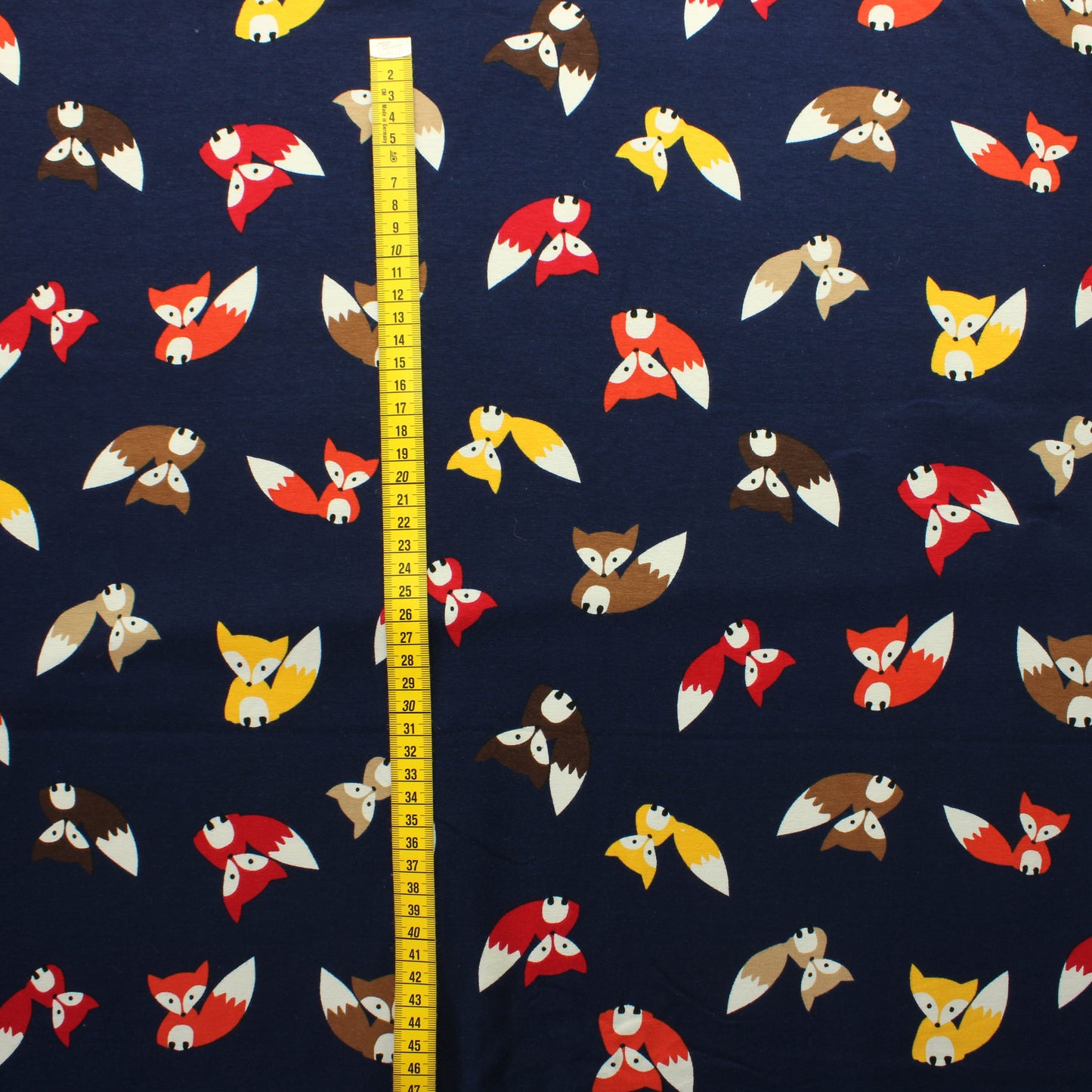 Poppy Fancy Fox Tummansininen Trikoo - Pala